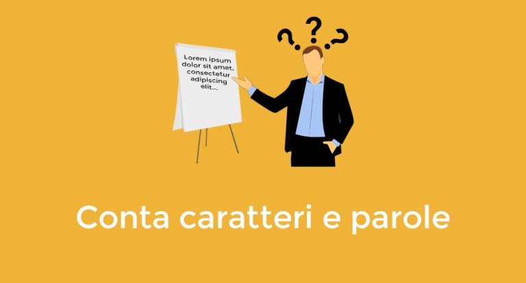 Nuova strumento per contare caratteri e parole