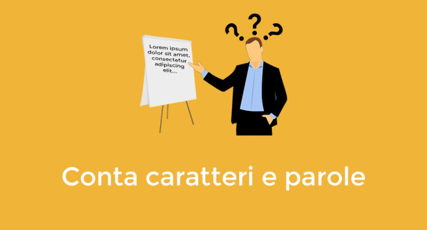 Nuova strumento per contare caratteri e parole