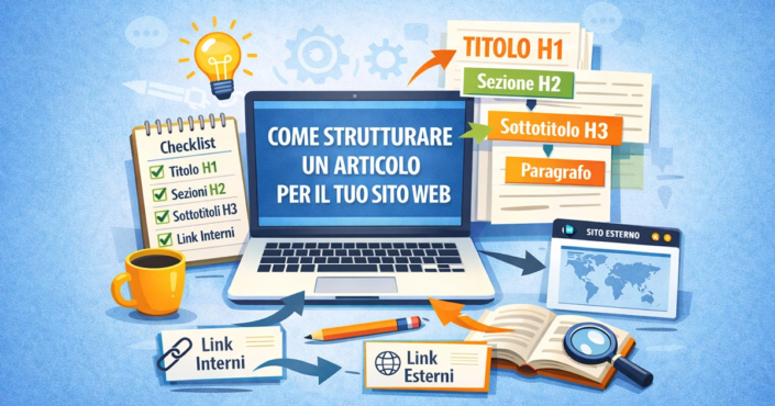 Come strutturare un articolo per il tuo sito web Come strutturare un articolo per il tuo sito web