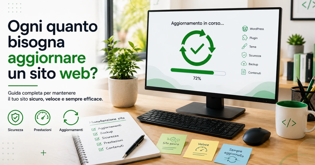 Ogni quanto bisogna aggiornare un sito web