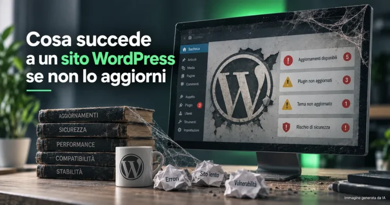 Cosa succede a un sito WordPress se non lo aggiorni
