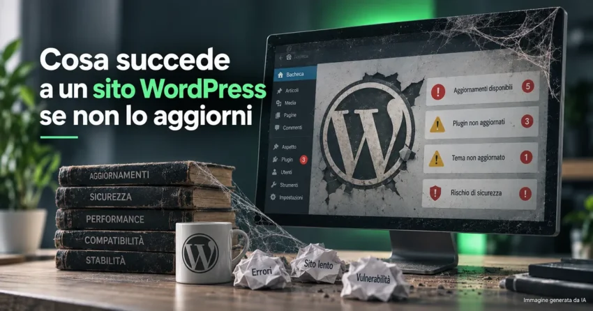 Cosa succede a un sito WordPress se non lo aggiorni
